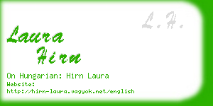 laura hirn business card
